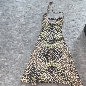 Low Back Halter Just Cavalli Dress